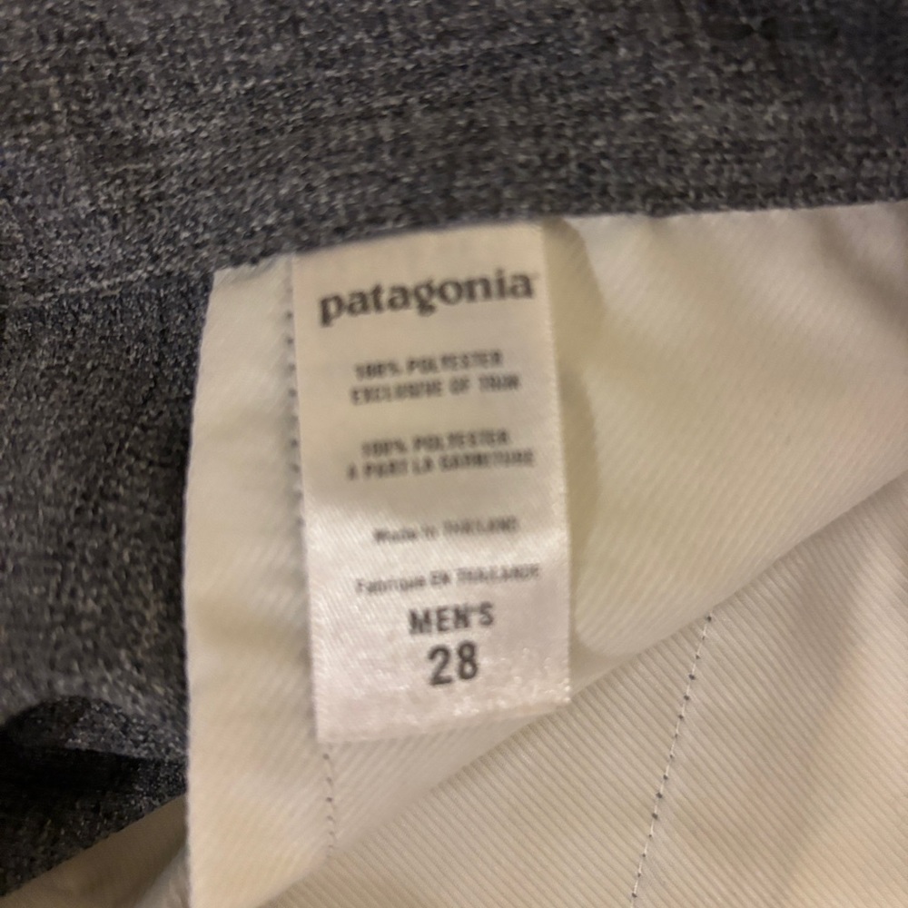 Patagonia Charcoal Textured Pants